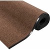 Durų kilimėlis Ruda ir juoda 120 x 400 cm 100% poliamidas