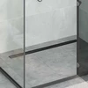 Dušo nuotekų 2-in-1 su 360° sifonu Juoda 100 cm