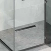 Dušo nuotekų 2-in-1 su 360° sifonu Juoda 50 cm