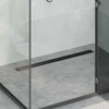 Dušo nuotekų 2-in-1 su 360° sifonu Juoda 90 cm