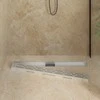 Dušo nutekėjimas su linijiniu dizainu Sidabro 90 cm