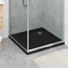 Dušo padėklas su taškais 80 x 80 x 4 cm ABS Juoda