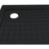 Dušo padėklas su taškais 90 x 90 x 4 cm ABS Juoda