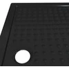 Dušo padėklas su taškais 120 x 80 x 4 cm ABS Juoda