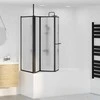 Dušo sienelė Balta 120 x 70 x 137 cm Aliuminis
