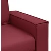 Dvivietė sofa Vyno raudona 180 cm Dirbtinė oda