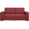 Dvivietė sofa Vyno raudona 180 cm Dirbtinė oda