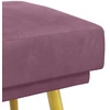 Dviejų sluoksnių suolas Violetinė 120 x 45 x 46 cm Aksomas