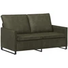 Dviejų vietų sofa Armijos Žalia 150 x 81 x 82 cm Dirbtinė zomša