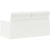 Dviejų vietų sofa Balta 150 x 81 x 82 cm Audinys