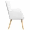 Dviejų vietų sofa Baltas 115 x 61 x 87 cm audinys