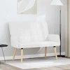 Dviejų vietų sofa Baltas 115 x 61 x 87 cm audinys