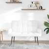 Dviejų vietų sofa Baltas 115 x 61 x 87 cm audinys