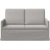 Dviejų vietų sofa Debesų pilka 130 x 81 x 82 cm Audinys