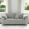 Dvivietė sofa Debesų pilka 180 cm audinys