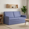 Dviejų vietų sofa Džinsinės mėlynos 150 x 81 x 82 cm Audinys