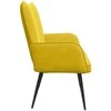 Dviejų vietų sofa Geltona 115 x 61 x 87 cm Aksomas