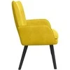 Dviejų vietų sofa Geltona 115 x 61 x 87 cm Aksomas