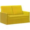 Dviejų vietų sofa Geltona 130 x 81 x 82 cm Aksomas