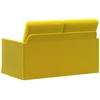Dviejų vietų sofa Geltona 130 x 81 x 82 cm Aksomas