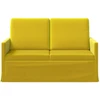 Dviejų vietų sofa Geltona 130 x 81 x 82 cm Aksomas