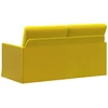 Dviejų vietų sofa Geltona 150 x 81 x 82 cm Aksomas