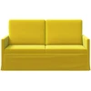 Dviejų vietų sofa Geltona 150 x 81 x 82 cm Aksomas