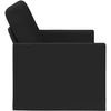 Dviejų vietų sofa Juoda 130 x 81 x 82 cm Audinys