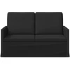 Dviejų vietų sofa Juoda 130 x 81 x 82 cm Audinys