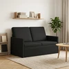 Dviejų vietų sofa Juoda 130 x 81 x 82 cm Audinys