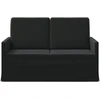 Dviejų vietų sofa Juoda 130 x 81 x 82 cm Aksomas