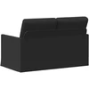 Dviejų vietų sofa Juoda 130 x 81 x 82 cm Audinys
