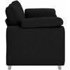 Dvivietė sofa Juodas 180 cm audinys