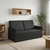 Dviejų vietų sofa Juoda 150 x 81 x 82 cm Audinys