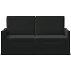Dviejų vietų sofa Juoda 150 x 81 x 82 cm Aksomas
