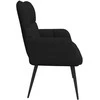 Dviejų vietų sofa Juodas 115 x 61 x 87 cm audinys