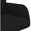 Dvitaškė sofa Juoda 115 x 61 x 87 cm Audinys