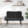 Dviejų vietų sofa Juodas 115 x 61 x 87 cm Aksomas