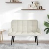 Dviejų vietų sofa Kreminė 115 x 61 x 87 cm Aksomas