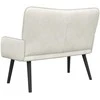 Dvitaškė sofa Kreminė 115 x 61 x 87 cm Aksomas