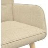 Dvitaškė sofa Kreminė 115 x 61 x 87 cm Audinys