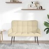Dvitaškė sofa Kreminė 115 x 61 x 87 cm Audinys