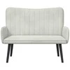 Dviejų vietų sofa Kreminė 115 x 61 x 87 cm Aksomas