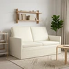 Dviejų vietų sofa Kreminė 130 x 81 x 82 cm Kordūrinis audinys
