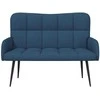 Dviejų vietų sofa Mėlyna 115 x 61 x 87 cm audinys