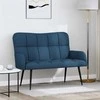 Dvitaškė sofa Mėlyna 115 x 61 x 87 cm Audinys