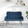 Dvitaškė sofa Mėlyna 115 x 61 x 87 cm Audinys