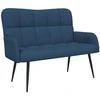 Dviejų vietų sofa Mėlyna 115 x 61 x 87 cm audinys