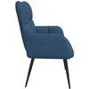 Dvitaškė sofa Mėlyna 115 x 61 x 87 cm Audinys