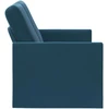 Dviejų vietų sofa Mėlyna 130 x 81 x 82 cm Aksomas